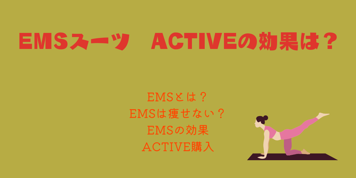 EMSスーツ Active-