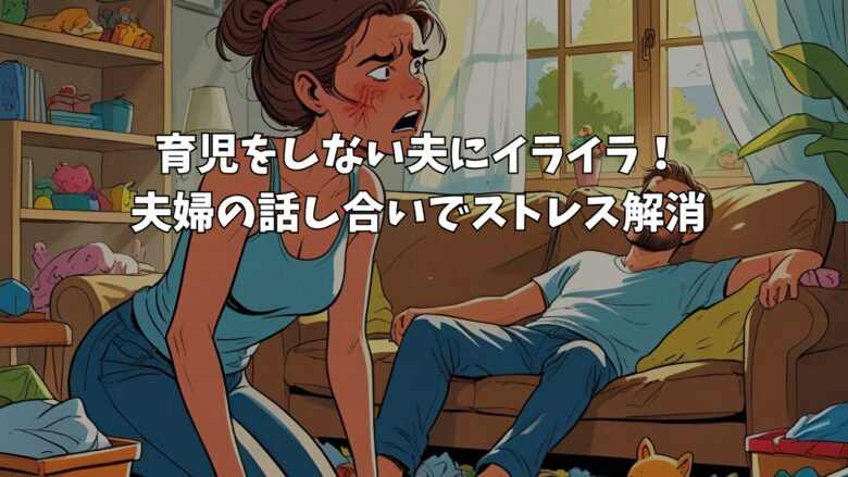 育児をしない夫にイライラ！夫婦の話し合いでストレス解消